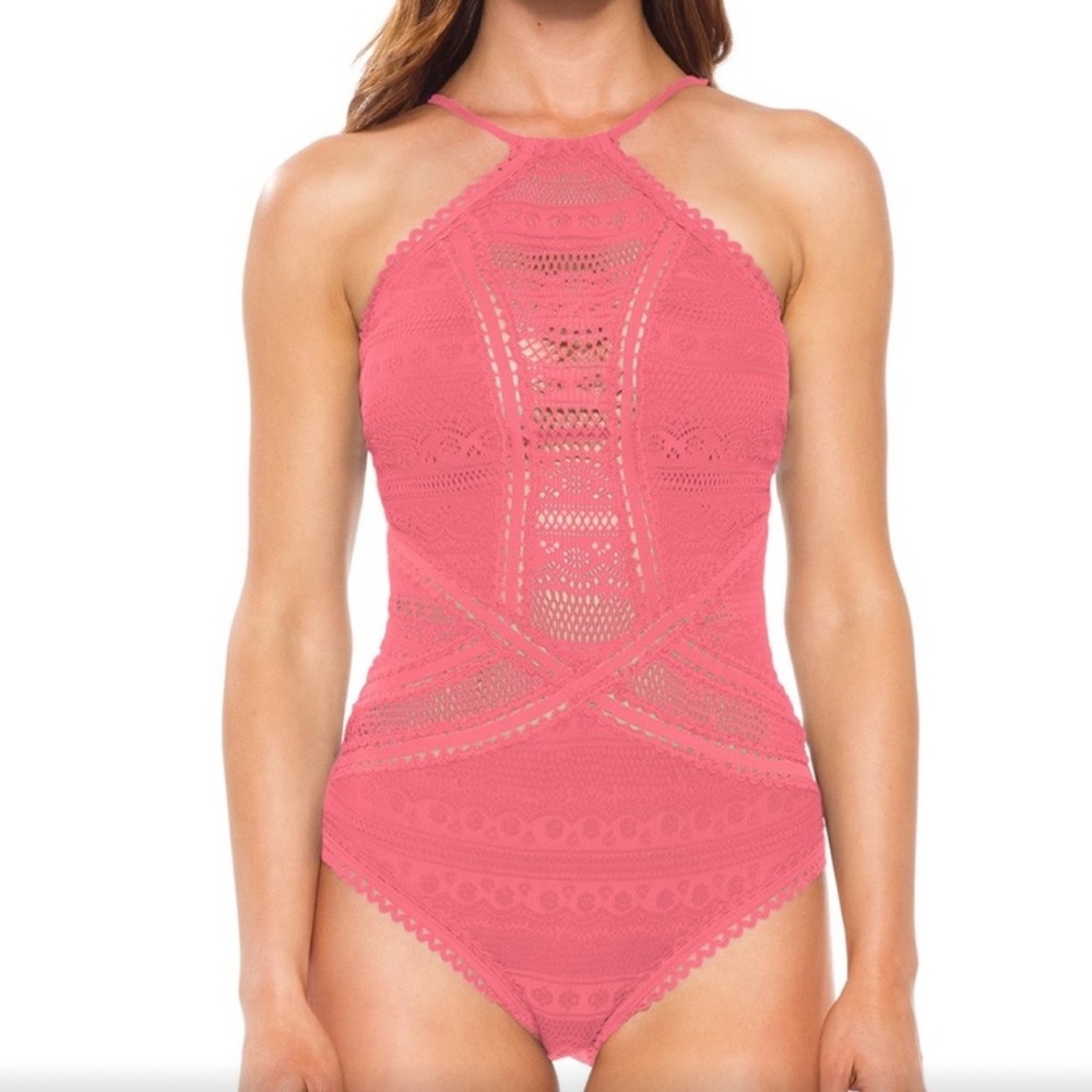 BECCA Pink One Piece Swimsuit
